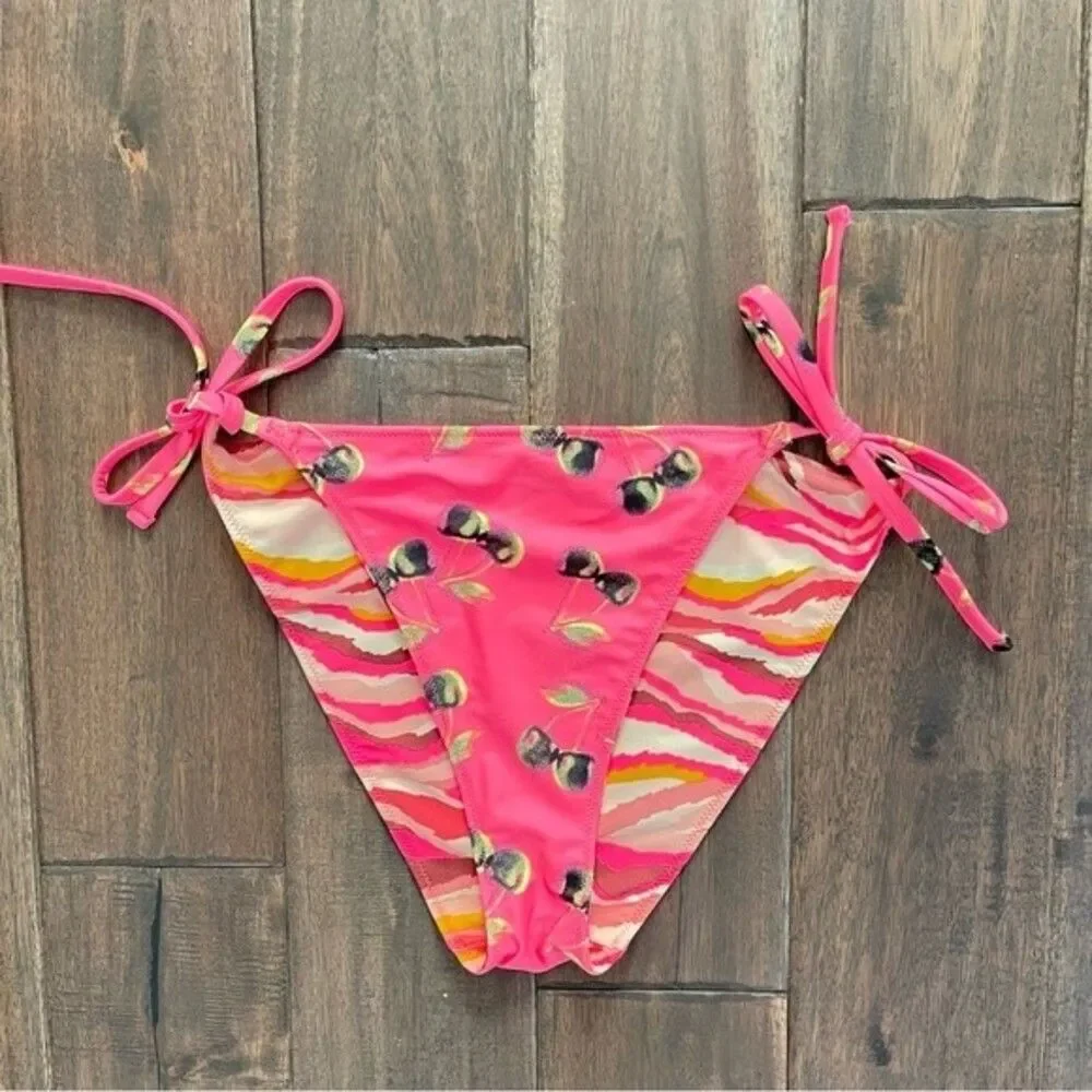 Aerie Cheeky Coquine Reversible Bikini Bottoms Jr. L NWOT